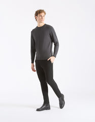 Viscose crew neck sweater