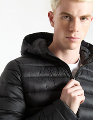 Padded jacket with hood