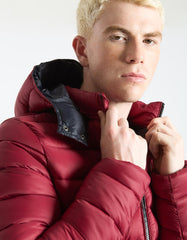 Padded jacket with hood