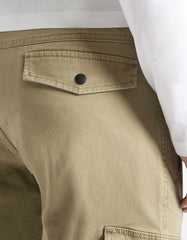 Pantaloni cargo con elastico alle caviglie