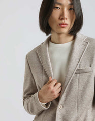 Giacca reverse tinta unita