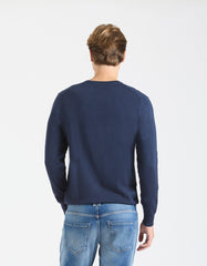 Viscose crew neck sweater
