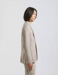 Giacca reverse tinta unita