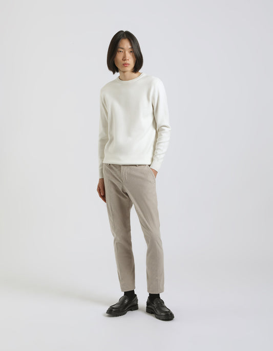 Pantaloni chino in velluto|Colore:Corda