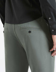 Pantaloni chino microfantasia