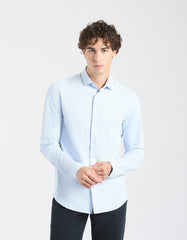 Basic shirt in stretch fabric