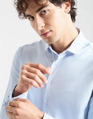 Basic shirt in stretch fabric