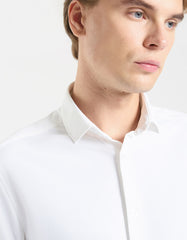 Basic shirt in stretch fabric