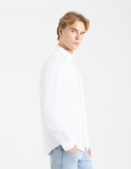 Basic shirt in stretch fabric