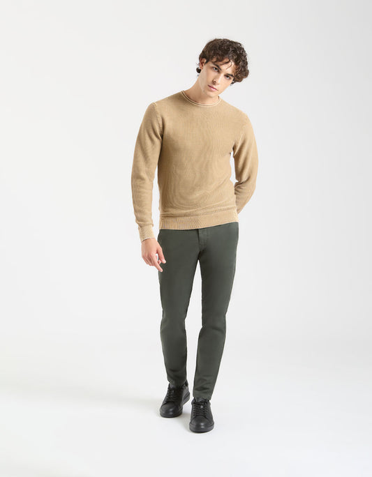Pantaloni chino  in cotone