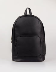 Faux leather backpack