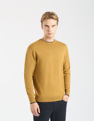 Viscose crew neck sweater