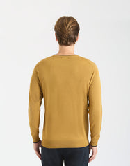 Viscose crew neck sweater