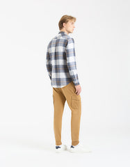 Pantaloni cargo con elastico alle caviglie