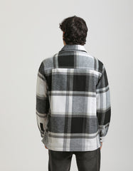 Plaid shirt jacket