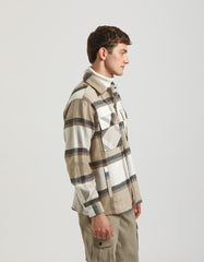Plaid shirt jacket