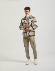 Plaid shirt jacket