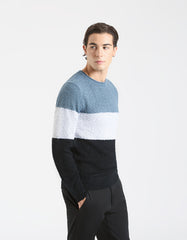 Pullover con struttura a rilievo