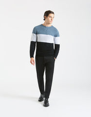 Pullover con struttura a rilievo