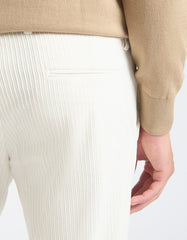 Pantaloni chino in velluto