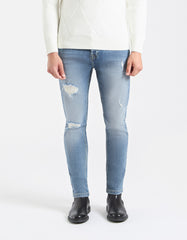 Jeans skinny fit con strappi