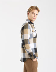 Plaid flannel shirt