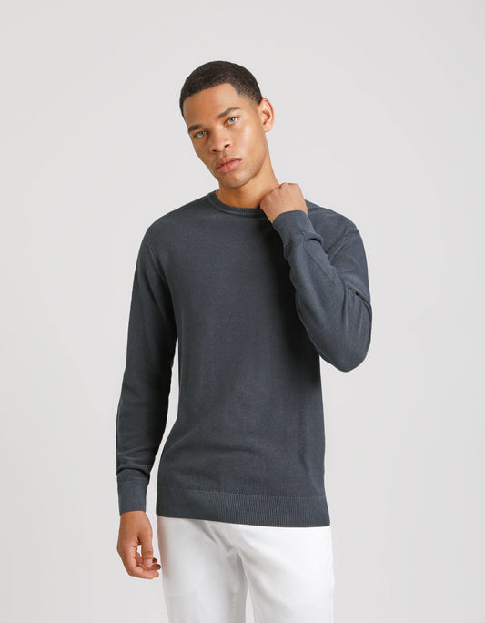 Maglia girocollo 100% cotone