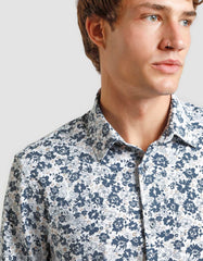 Camicia manica lunga con fantasia