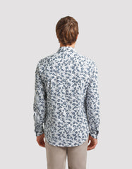 Camicia manica lunga con fantasia