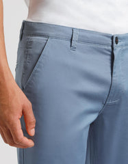 Pantalone chino in cotone|Colore:Ciano