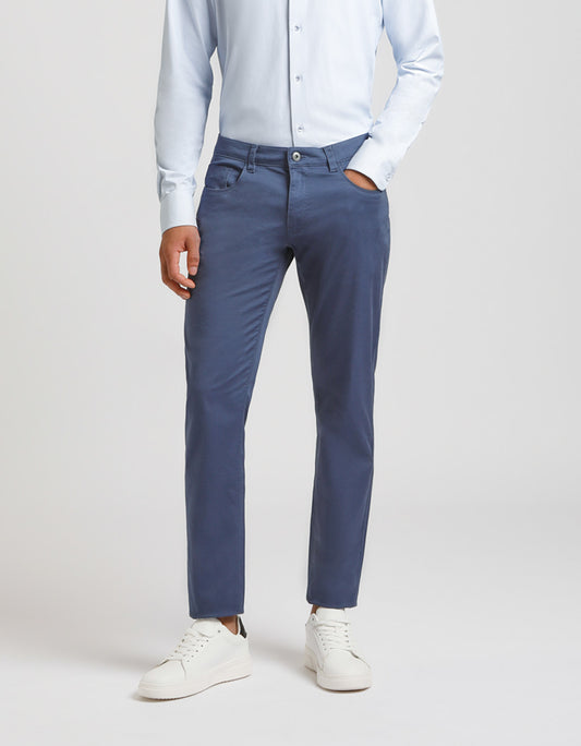 Pantalone cinque tasche in cotone|Colore:Avion