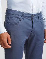 Five-pocket cotton trousers
