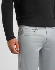 Five-pocket cotton trousers
