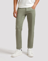 Pantalone cinque tasche in cotone|Colore:Salvia