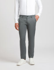 Patterned cotton trousers