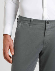 Patterned cotton trousers