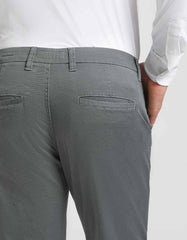 Patterned cotton trousers