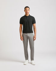 Patterned cotton trousers