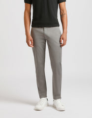 Patterned cotton trousers