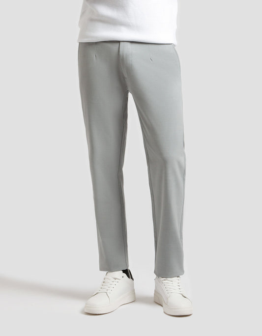 Pantaloni chino misto viscosa|Colore:Grigio