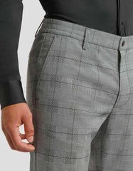 Plaid patterned chino Trousers
