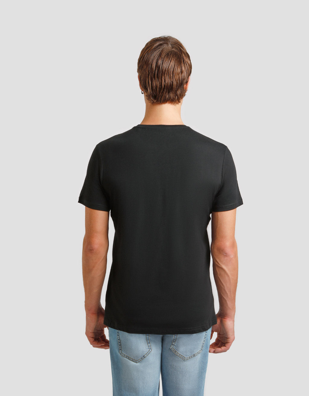 T-shirt basic 100% cotone|Colore:Nero