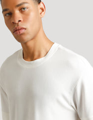 Structured viscose T-shirt