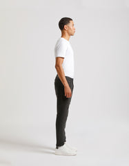 Dark skinny fit jeans with rips