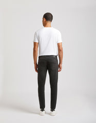 Dark skinny fit jeans with rips
