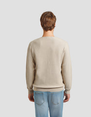 Maglia girocollo strutturato
