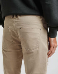 Five-pocket cotton trousers