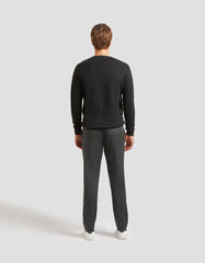 Patterned cotton trousers