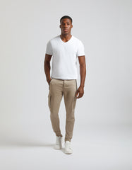Pantaloni cargo in cotone