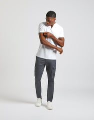 Polo coreana 100% cotone|Colore:Bianco